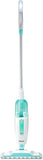 Shark Steam Mop, Floor cleaning mop with 2 Dirt Grip Pads, Lightweight, Safe for all Sealed Hard Floors, Machine Washable Pads, Removable Water Tank, White/Seafoam - Shark S1000