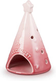 Le Creuset Star Relief Candle Stand, Pale Rose