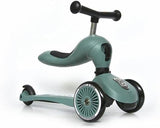 Scoot & Ride - Highwaykick 1 Children Adjustable Seated or Standing 2-in-1 Scooter Including Safety Pad for Tip Prevention - for Ages 1-5