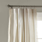 Rosalie Window Curtain Panels Ivory 54x120 Set