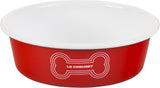 Le Creuset Enamel On Steel Medium Dog Bowl 16cm Red