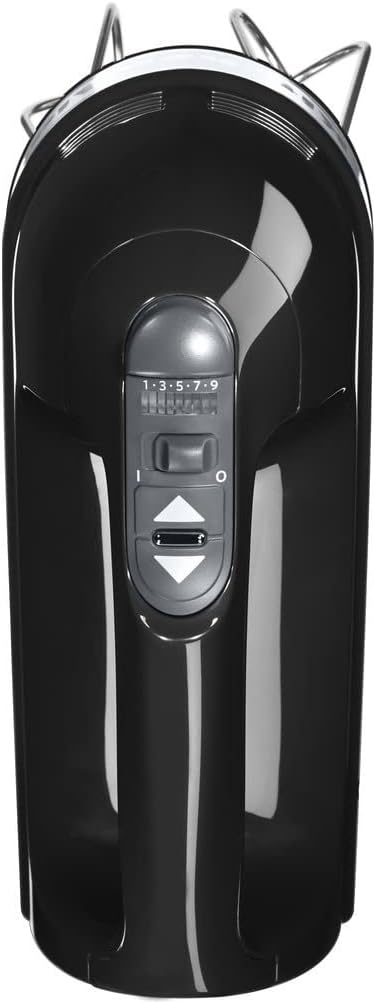 KitchenAid 9 Speed Corded Hand Mixer, Onyx Black