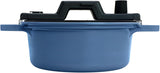 NEOFLAM SmartCook 24cm Low Pressure Cooker Blue 3.2L NonStick Xtrema Ceramic Coating