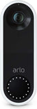 Arlo Essential Wired Video Doorbell (AVD1001) – HD Video | Motion Detection and Alerts, 2-way Audio, Night Vision, 180° Viewing Angle, Weather Resistant – Requires existing doorbell and chime wiring