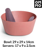 OMMO Loft Everyday Bowl And Server Set Brick Red