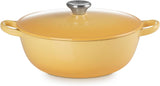 Le Creuset Marmite Cast Iron Soup Pot Casserole with Lid, 24cm, Honey