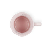Le Creuset Frill Mug with Gold Decal, 330ml, Macaron Pink