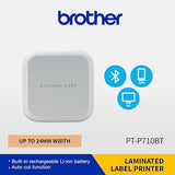 Brother PT-P710BT - Label Maker with Bluetooth Wireless Technology, white color