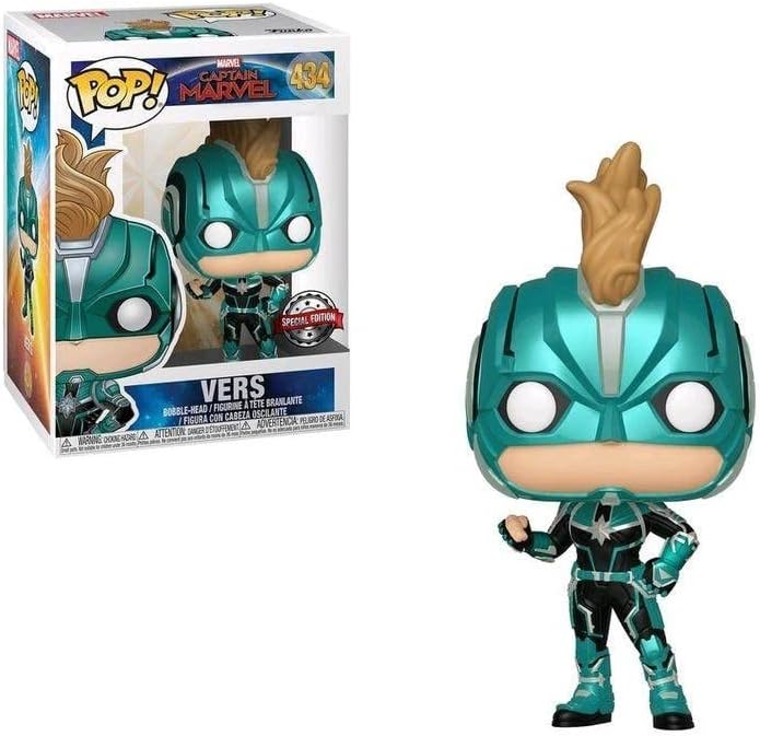 Funko FU36360 POP Captain Marvel 434 Vers Vinyl Play Figure