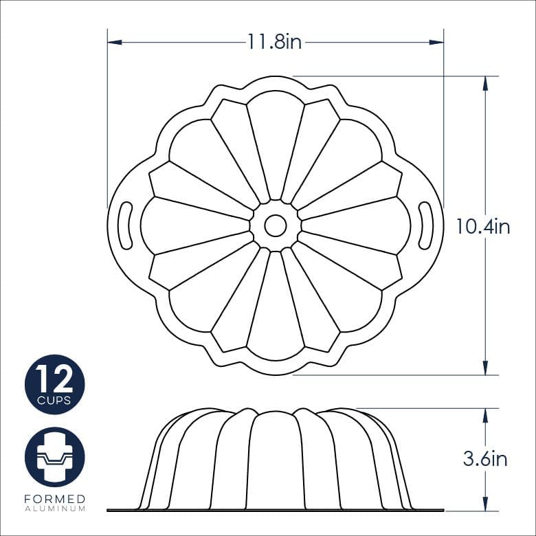 NORDIC WARE ProCast Bundt Pan 12 Cup