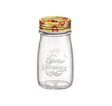 Bormioli Rocco Quattro Stagioni Tutti Frutti Bottle, Set of 12, 6.75 oz, Clear