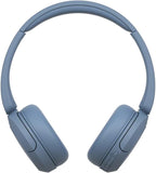 Sony WH-CH520 Wireless Bluetooth Headphones - up to 50 Hours Battery Life with Quick Charge, On-ear style - Blue