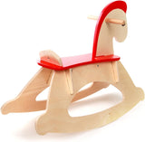 Hape E0100 Rock and Ride Rocking Horse, 0.6lbs,E0100,Beige,L: 26.6, W: 11.1, H: 20.6 inch