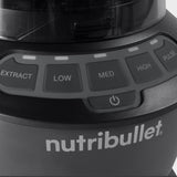 NutriBullet NBF500DG - Blender Combo, 1,200W, Easy-Twist Stainless Steel Blade, includes: 1x 1.8L Blender Pitcher, 1x 900ml BPA-free Tritan Cup and 1x 700ml BPA-free Tritan Cup, Dark Grey colour