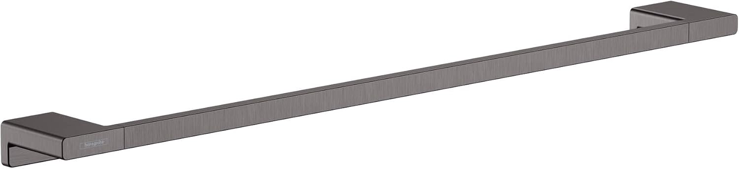 hansgrohe 41747340 Bath Rail Towel Bar Brushed Black Chrome Main image