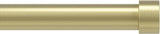 Umbra Cappa Curtain Rod, Includes 2 Matching Finials, Brackets & Hardware, 36 to 66-Inches, Brass