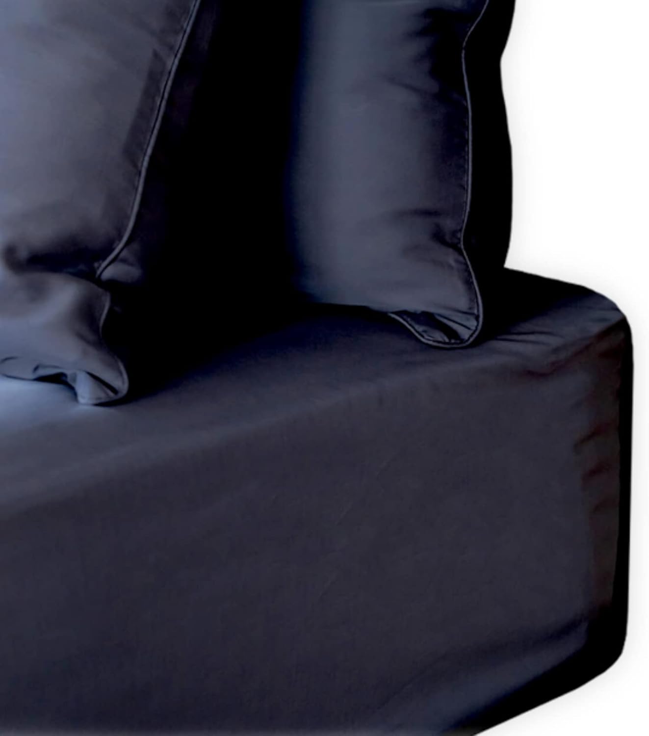 Weavve Home Lyocell Fitted Sheet Set King Size Mist Grey Secondary image