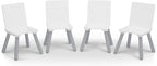 Delta Children Kids Table And 4 Chair Set GreyWhite