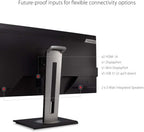 ViewSonic VG3448 34inch Ultrawide WQHD Ergonomic Monitor With 2x HDMI DisplayPort Mini DisplayPort USB