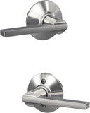 Schlage F10LAT625 Latitude Passage Lever, Bright Chrome