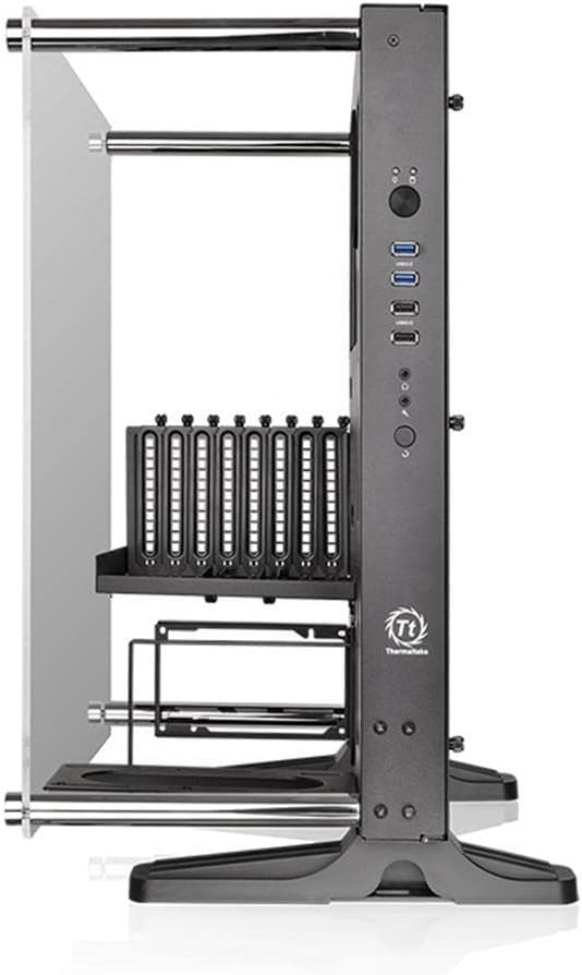 Thermaltake CA1G400M1WN06 Core P3 ATX Tempered Glass Gaming Computer Case Chassis Black Edition