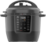 Instant Pot RIO - 7-in-1 Pressure Cooker. Pressure cooking, slow cooking, rice, yogurt, steam, sauté and keep warm. 6 Quart / 5.7 L. Black Stainless Steel