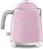 Smeg KLF05PKUK Mini Electric Kettle, 0.8L, Pink