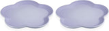 Le Creuset Flower Plate, Large, Pastel Purple (2 Pieces)