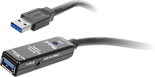 SIIG USB 3.0 Active Repeater Cable 20-Meters (JU-CB0811-S1) Black Secondary image