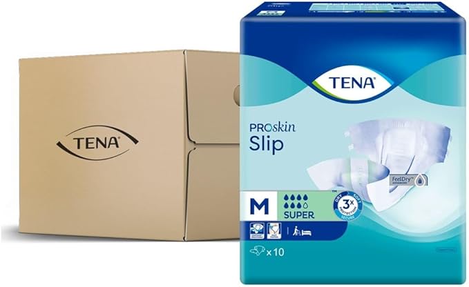TENA PROskin Slip Super Adult Diapers M - Carton of 8 packs Main image