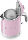 Smeg KLF05PKUK Mini Electric Kettle, 0.8L, Pink
