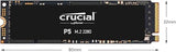 Crucial CT500P5SSD8 P5 3D NAND NVMe/PCIe M.2 Internal SSD, 500GB