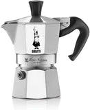 Bialetti 01168 Moka Express Stovetop Coffee Maker, 3 Cups, Silver