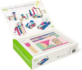 42 Piece Tegu Magnetic Wooden Block Set, Blossom