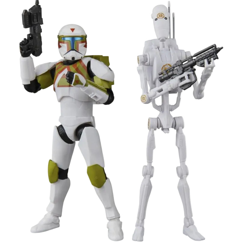 Star Wars The Black Series Clone Commando Urban Fighter And B1 Battle Droid Training Star Wars Battlefront II 6 Inch Action Figures Main image