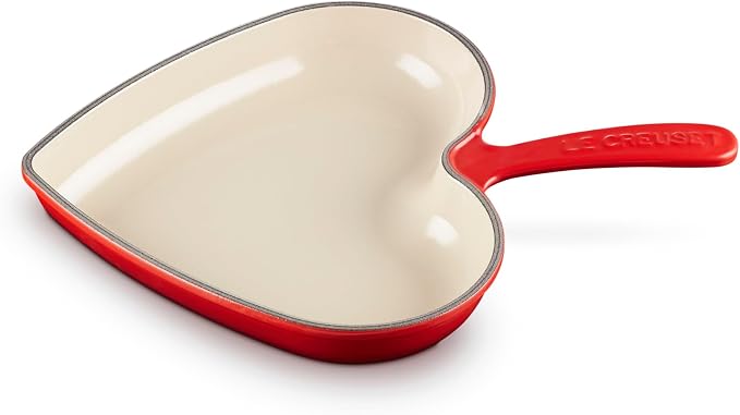 Le Creuset Metal Heart Knob, 47mm, Silver