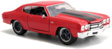Jada Toys & Furious Dom's Chevy Chevelle SS Die-cast Car, Toys for Kids and Adults Fast & Furious Movie 1-1:24 Diecast - '70 Chevy Chevelle SS