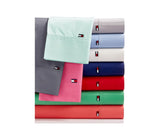 Tommy Hilfiger Signature Solid Sheet Set, King, Pink