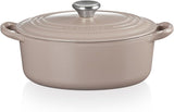 Le Creuset Oval French Oven Cast Iron Casserole, 23cm, Sisal