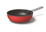Smeg CKFW3001RDM Non-Stick Wok, 30cm, Red