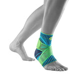 Bauerfeind Sports Ankle Support - Breathable Compression - Figure 8 Taping Strap - Air Knit Fabric for Breathability - Designed for Secure Fit and Maximum Freedom of Movement (Rivera, X-Small/Left)