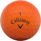 Callaway Golf Supersoft Matt Golf Balls Orange Pack Of 12