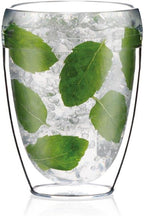 Bodum 11849-10SA-12 Pavina Outdoor Shatterproof Double Wall Tumbler 6-Pack, 12 Ounce, Clear