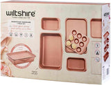 Wiltshire 40760 Smart Stack Bakeware Set Rose Gold 7 Pieces