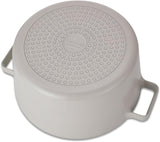 NEOFLAM Fika 26cm Casserole Non Stick Xtrema Ceramic Coating Silicone Rimmed Glass Lid