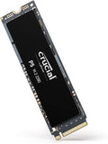 Crucial CT500P5SSD8 P5 3D NAND NVMe/PCIe M.2 Internal SSD, 500GB