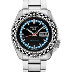 SEIKO 5 Sports Special Edition Black Checkered Automatic Watch SRPK67 Black