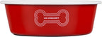 Le Creuset Enamel on Steel Large Dog Bowl, 6 Cups, Red