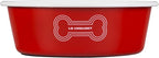 Le Creuset Enamel on Steel Large Dog Bowl, 6 Cups, Red