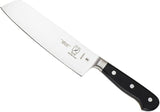 Mercer Culinary Renaissance Forged Nakiri Vegetable Knife, 7 inches Black